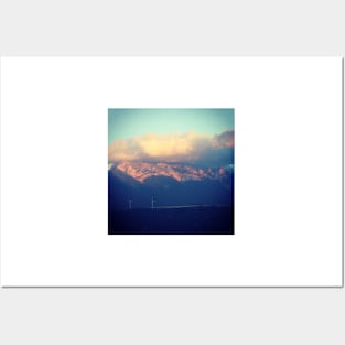 Sunset landscape Posters and Art